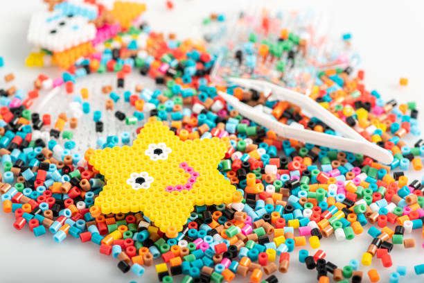 multi colored Perler Beads