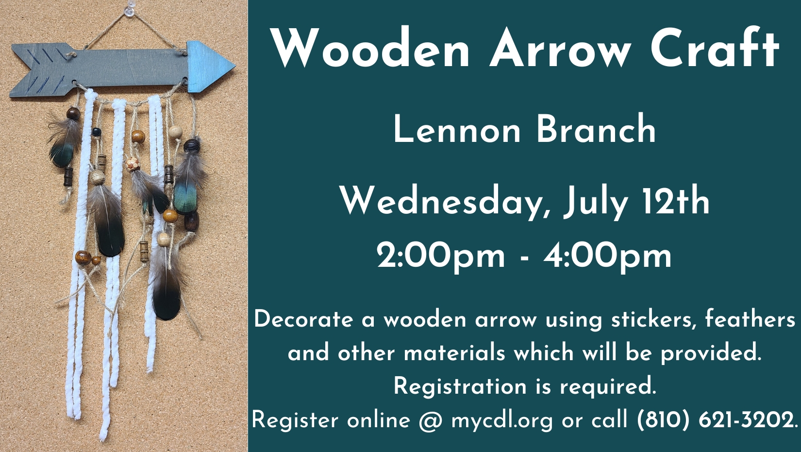 wooden arrow craft