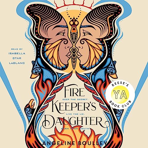 book cover with butterflies and fire in yellow and orange