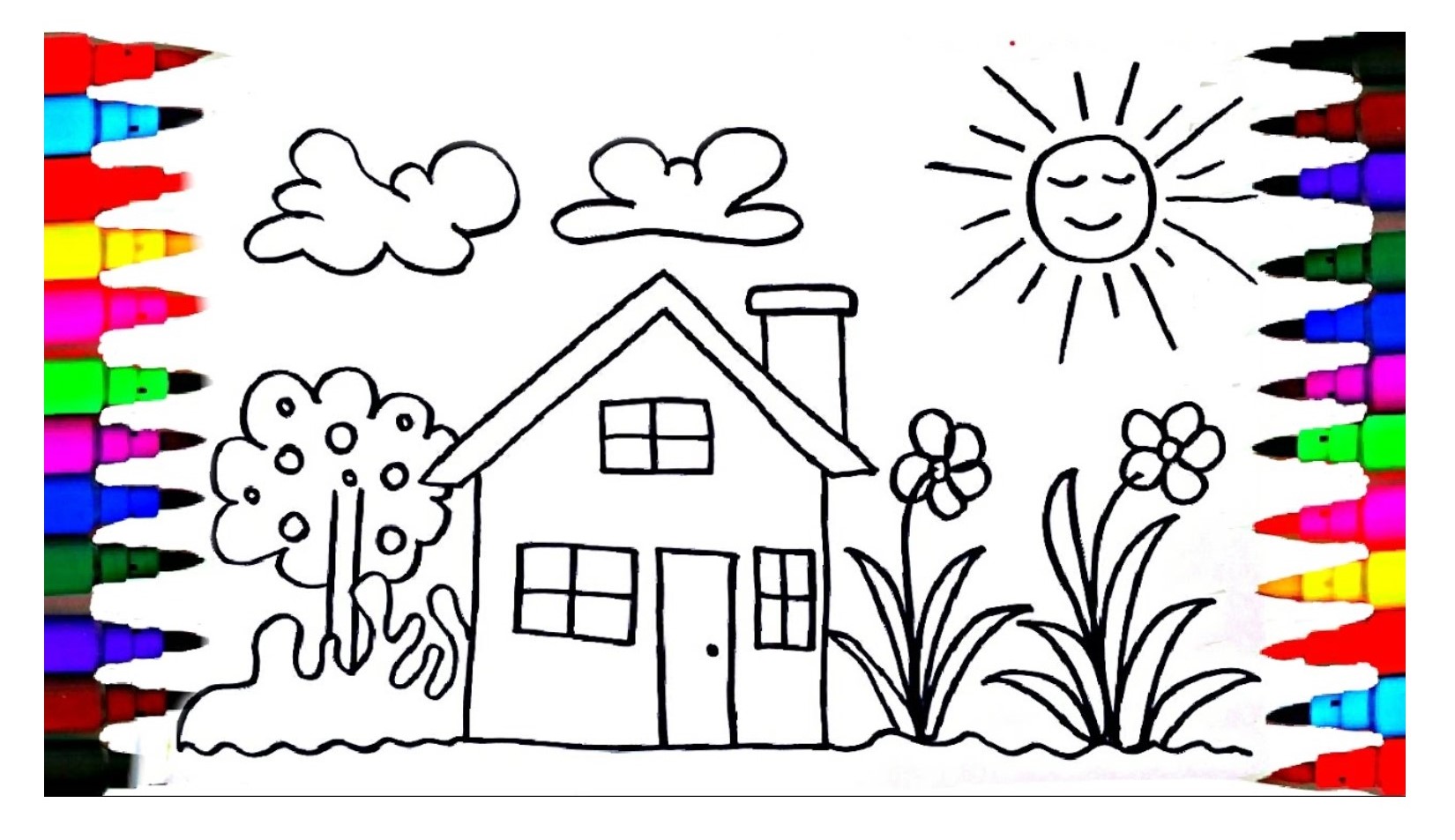 multi coloring page