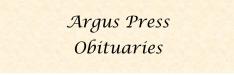 Argus Press Obituaries