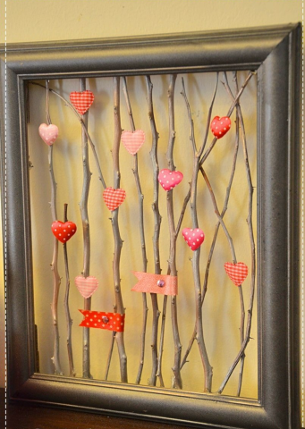 Valentine's Day frame craft picture