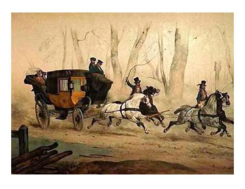 image of horses and a carriage