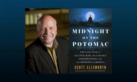 author and cover of Midnight on the Potomac