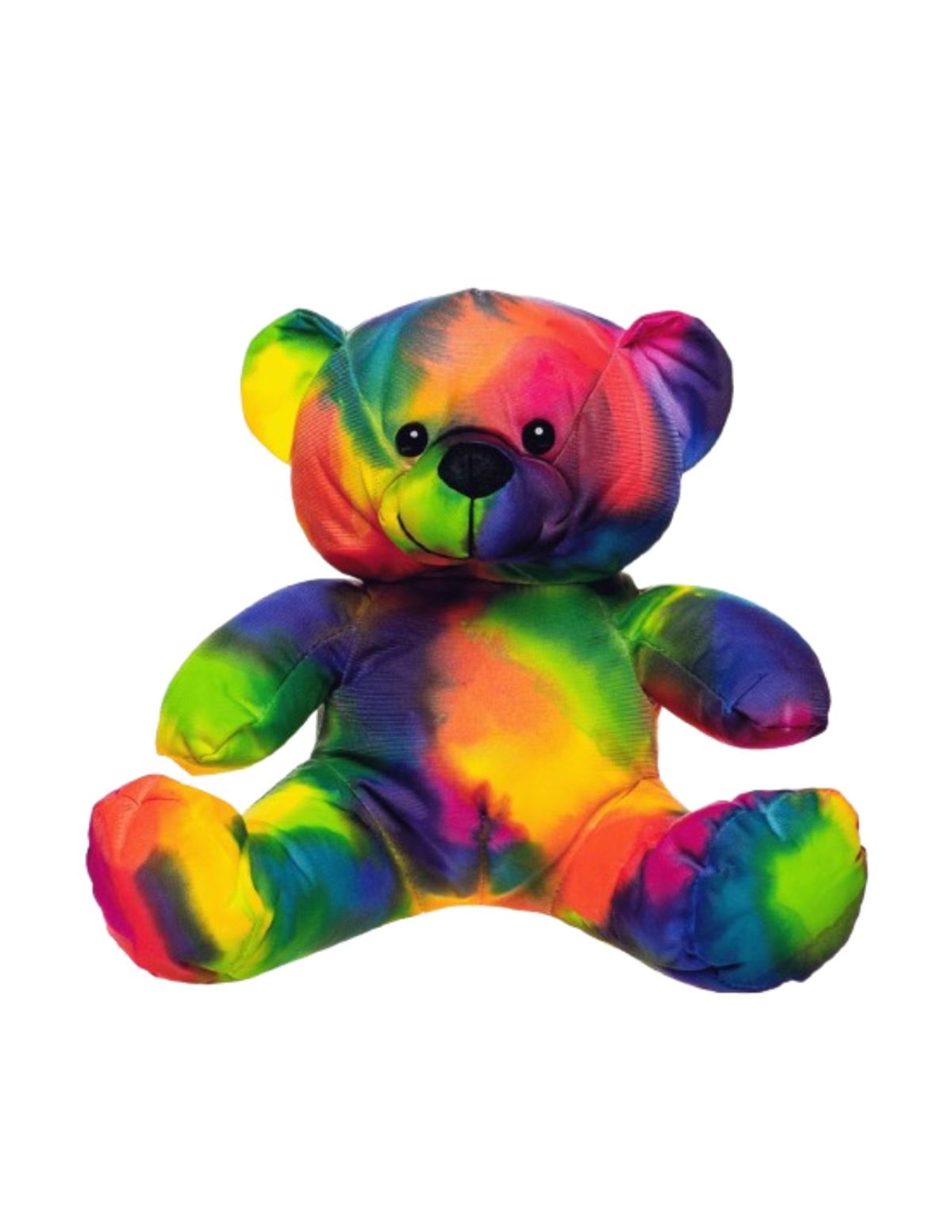 tie dyed teddy bear