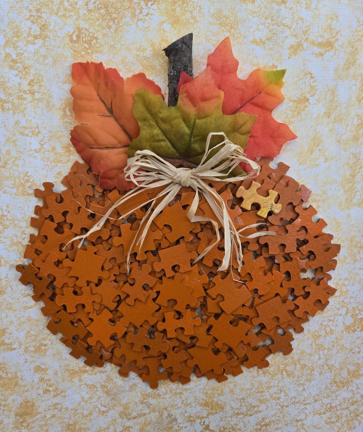 orange pumpkin puzzle