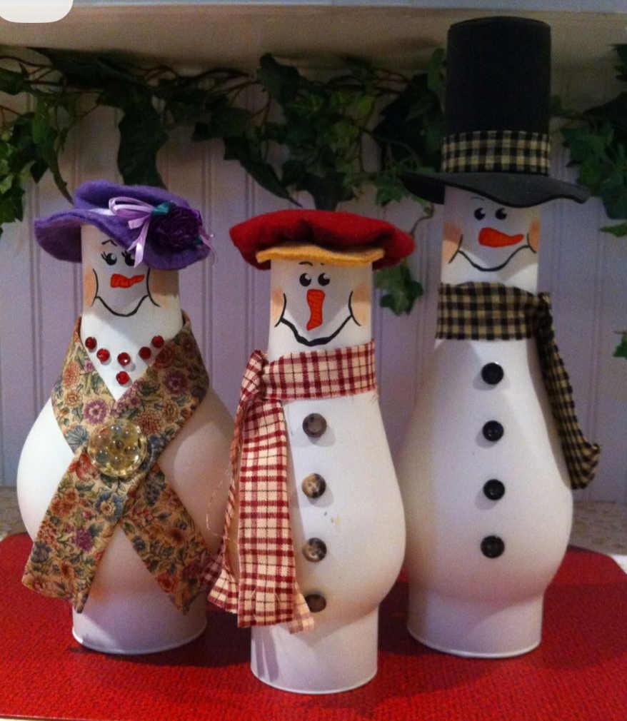 three snowmen