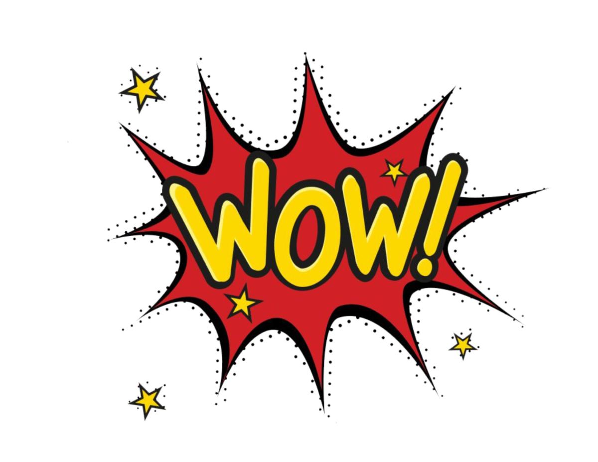 image of word WOW