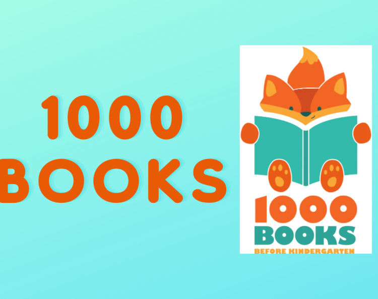 1000 books and cute fox