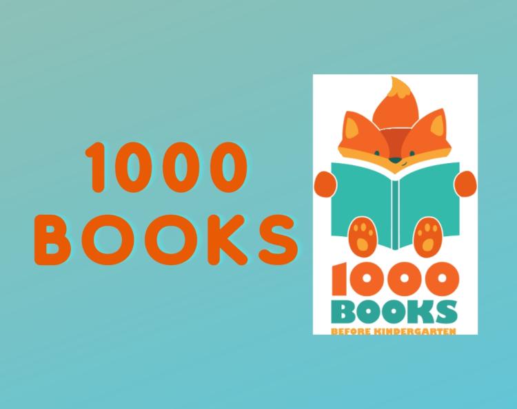1000 books and cute fox
